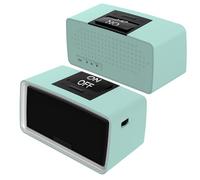 Healvaluefit Reproductor de música Simple para Ancianos, Reproductor de audiolibros fácil con Tarjeta TF de 32 GB y Lector de Tarjetas para Demencia, Alzheimer, Personas con discapacidad Visual