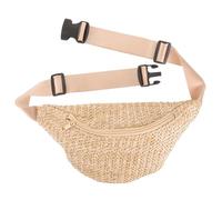 Healvian 1 Bolso De Bandolera De Pequeño De Mimbre para Playa A Mano para Verano Informal De Poliéster Y Marrón