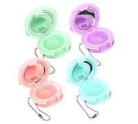 Healvian 1 Juego Contenedores De Maquillaje Vacíos Estuches Reutilizables Para Sombras De Ojos Y Labiales Diseño Rosa Perfectos Para Mujeres Y Niñas 4 Piezas