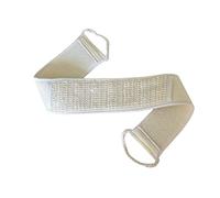 Healvian 1 Juego Kit De Baño Natural De Luffa Estropajo Exfoliante Bola De Baño y Tira Para Frotar La Espalda Toalla De Larga Beige