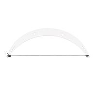 Healvian 1 Juego regla de del herramienta de medición regla del puente de la nariz ceja regla flexible regla para medir el puente de la nariz regla de Acrílico