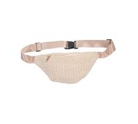 Healvian 1 Mini Riñonera para Mujer De Verano para Vacaciones Plegable Informal Tejida Moderna para El Pecho De De Macramé para Playa De Beige