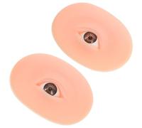 Healvian 1 Par Módulo De De y Ojos. Cara De Maniquí De Maquillaje Tablero De Práctica De Maquillaje De Silicona Xherramienta Piel Modelo Gel De Sílice 5d