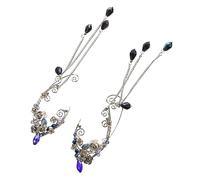 Healvian 1 Par Pendientes Ear Cuff Mujeres Borlas Accesorios Joyería y Duradera Sin Perforación