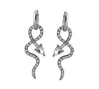 Healvian 1 Par Pendientes Elegantes Forma de Serpiente para Mujer Accesorios de Joyería de Diseño Único de Aretes con y para