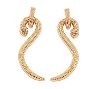 Healvian 1 Par Pendientes Largos de Diseño de Serpiente para Mujer Accesorios de Moda Elegantes y Únicos Perfectos para Ocasiones Especiales y