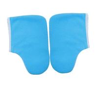 Healvian 1 Par Sacos algodón encerado cubierta pies calentador cubre pies con cera parafina Fundas tela para pies Fundas pies tela suave cera parafina botines cera