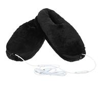 Healvian 1 Par Zapatos Electricos USB Calentador De Pies Almohadilla Térmica Calcetines Calentados Electricamente para Hombre Eléctrico Artículos De Invierno Familiar Vellón Súper Suave