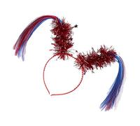 Healvian 1 Pc diadema de de caballo cabello para fiesta diadema de fiesta cintas para el cabello el acontecimiento pelucas hair diadema de elfo aro de pelo de fiesta el plastico rojo