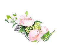 Healvian 1 Pc peine accesorios para el cabello para sesión de fotos accesorios para el cabello de la novia hair clips orquillas accesorios para el cabello de la boda tocado de novia tela