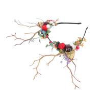 Healvian 1 Pieza Diadema de Halloween con de y Simulados Accesorio de Cosplay para Fiestas y Celebraciones Diseño Creativo y Ligero para Disfraces