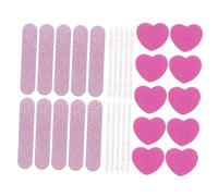 Healvian 10 Juegos Juego De Uñas Tabla De Uñas Herramientas Cuidado De Uñas Cortaúñas De Los Pies Cutícula Archivos De Uñas Recortadora Esmalte De Uñas De Gel Uv Tijeras El Plastico Rosa