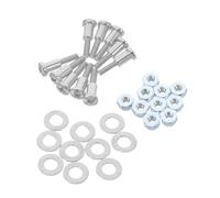 Healvian 10 Juegos Tornillos para Tensión de Cortapelos Ajuste Material Resistente y Estable Compatible con Wahl Modelos Incluye Tuercas y Arandelas para Fácil