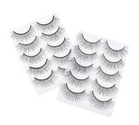 Healvian 10 pares Pestañas Postizas Naturales y Suaves Super Suave para Maquillaje de Ojos Extensiones Artificiales con Efecto Volumen y Curvatura Sin Irritación Aspecto Natural y