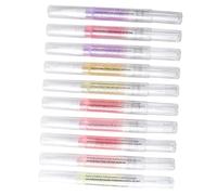 Healvian 10 piezas Bolígrafo de Aceite Hidratante para Uñas de Nutriente para Cutículas para Manicura y Cuidado de Uñas para Reparar y Cutículas Dañadas