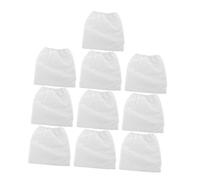 Healvian 10 Piezas Bolsa Recolectora de Polvo para Uñas Bolsa de Succión de Manicura No Tejida de Color Claro para Salón de Uñas