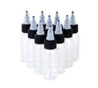 Healvian 10 Piezas Botella de Embalaje de Color para Tinta Pigmentada de Jabón Botellas Vacías para Frascos de Garrafas