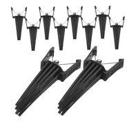 Healvian 10 Piezas Clips Voluminizadores para Raíz de Cabello Negro Herramienta Fácil para Elevación de Alta Levantador de Raíz sin Marcas para Flequillo Natural y Peinados Sin Esfuerzo