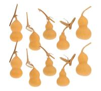 Healvian 10 Piezas de Calabazas Decorativas de Escritorio de Tamaño Mini Tacto Cómodo y Fácil de Colocar para Oficina o Tienda en Color Caqui y Material Natural Estilo Varios Estilos