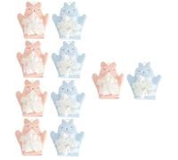 Healvian 10 Piezas Guantes De Baño Reversibles Accesorios De Baño Esponja De Bebe Para Bañarse Esponja De Baño Depurador De Cuerpo Educación Física Perder Y Toallas De Baño Dibujos Animados