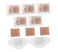 Healvian 10 Uds Almohadilla Calentadora De Yeso De Moxibustión Almohadillas De Térmico De Moxibustión Adhesivos De Yeso De Moxibustión Para Mujeres De Moxa Tela No