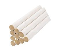Healvian 10 Varillas de Moxa Naturales Hechas a Mano Quemado Uniforme para Moxibustión Material Sólido y Bien Distribuido Ideales para Terapia de Puntos en Familia