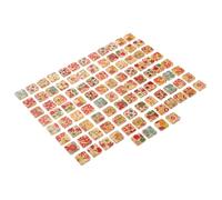 Healvian 100 Botones de Madera Cuadrados de 15 MM para Coser Decoración DIY y Manualidades Superficie Lisa sin Rebabas 100 Piezas para Accesorios de Ropa y Proyectos Creativos