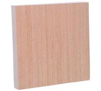 Healvian 100 Hojas Cuaderno de Notas Adhesivas Notas Adhesivas para Publicar Papel Beige Diseño Veta de Madera Fácil de Retirar para Trabajo y Hogar