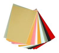 Healvian 100 Hojas de Papel Vegetal Imprimible Translúcido de Colores 15X10 CM Papel de Calco para Manualidades Sellos de Goma Impresión Láser E Inyección de Tinta Adecuado para