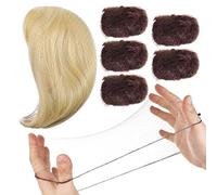 Healvian 100 Piezas Redes Invisibles Elásticas para Moño Color Café Accesorios Reutilizables para Peluquería Bailarina Enfermeras y Profesional