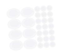 Healvian 100 Piezas Soporte Adhesivo para Pestañas Paleta de Adhesivo Desechable para Extensiones de Pestañas de Usar y Accesible para de