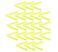 Healvian 100 Pinzas Umbilicales para Lechones Grandes 5 Cm, Abrazaderas Desechables para Cordón Umbilical de Animales, Material Suave Seguro, Adecuado para Granjas Porcinas y Manejo