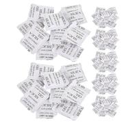 Healvian 100 Unidades Bolsitas de Gel de Sílice para Humedad Rápida y Absorción, Material de Gel de Sílice Transparente, Ideales para Clima Húmedo y Cajones