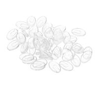 Healvian 100pares Almohadillas Nasales para Gafas Almohadillas de Repuesto Antideslizantes de Plástico Transparente para Usar Deportes al Aire y Reemplazar Viejas