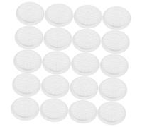 Healvian 100piezas Bandeja para Pegamento de Pestañas Soporte Adhesivo para Injertos Pestañas Postizas Contenedor Forma de Flor de Pvc Herramienta para Extensiones de