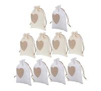 Healvian 10piezas Bolsas De Obsequio De Dulces Bolsas Cordón Para Festivales Prácticas De Almacenamiento Para Bocadillos y Para Fiestas y