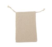 Healvian 10piezas Bolsas De Yute Cordón Favors Para Bodas Joyería Diy Color Natural Sacos De Lino Para y Almacenamiento