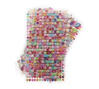 Healvian 11 hojas Pegatinas Autoadhesivas de Gemas de Decoración Acrílica para Manualidades y Uñas para Scrapbooking y Decoración de Fundas de Teléfono Fáciles de Aplicar y Resistentes la