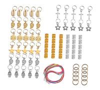 Healvian 110piezas De Anillos Para Dreadlocks y Adornos Para Cabello Accesorios Para Trenzas y Peinados