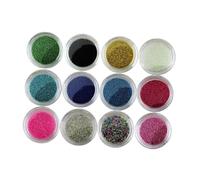 Healvian 12 bola de cuentas de uñas pintauñas esmalte uñas finger paint set manicura bola de cuentas de caviar para uñas bola de cuentas para uñas accesorios colocar bola de acero