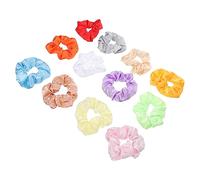 Healvian 12 Coleteros Led Cabello, Anillos Elásticos De Poliéster Multicolor, 12 Piezas, Cuerdas Flexibles Para Damas, Uso Diario y Ocasiones Obsequios, Decoraciones Modernas Pelo