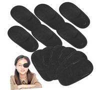 Healvian 12 Parches Oculares Reutilizables para Gafas de No Tejido, Cómodos y Ajustables para Ojo Derecho E Izquierdo, Ideales para Uso en Casa y Viajes