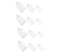 Healvian 12 piezas Bolsa de Viaje para Lociones Bolsa de Almacenamiento con Boca de Succión para Productos y Reutilizable y Prueba de Fugas