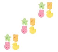 Healvian 12 Piezas esponja ducha baño esponja atractiva esponja creativa cosas para el baño del bebé cuerpo esponja baño bebe esponja baño esponjas seco Suministros esponja niño