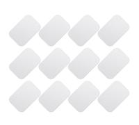 Healvian 12 Piezas Placas Metálicas Rectangulares de Hierro para Soporte Magnético de Teléfono Adhesivo Ultrafino de 2,6 X 1,8 Pulgadas para Uso Diario y Conducción