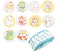 Healvian 120 Vendas Adhesivas Redondas De Dibujos Animados Parches Pequeños Para Heridas Vendajes Autoadhesivos Cuidado De Heridas Parches Autoadhesivos