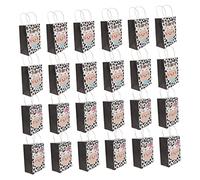 Healvian 12piezas Papel de Vaca Lola Bolsas de Obsequio para Cumpleaños para Empacar Pasteles y Guardar Postres Fiestas