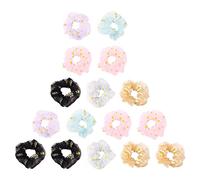 Healvian 15 Piezas Accesorios Cabello Flores De Colores De Liga Para Eventos De Moda o Uso Diario