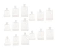 Healvian 15 piezas Bolsa de Viaje para Cosméticos Botellas Reutilizables Pack de Squeeze para Lociones para y Actividades al Aire