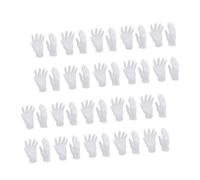 Healvian 16 pares Guantes de Algodón Elásticos para Joyería y Cuidado de Manos Lavables y Cómodos de Mitones Transpirables para Uso Diario Hogar y Trabajo